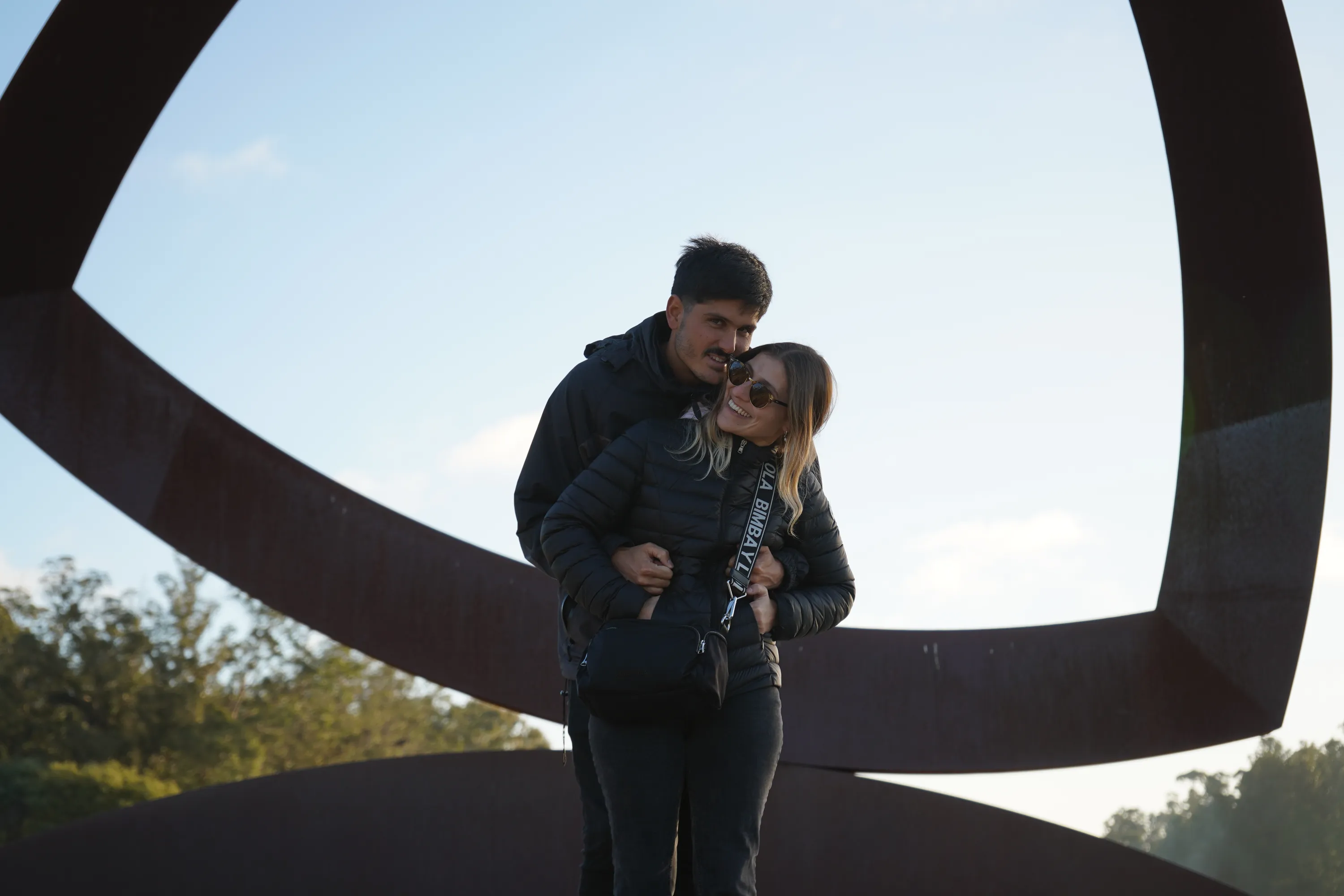 Couple at Fundación Pablo Atchugarry, Uruguay